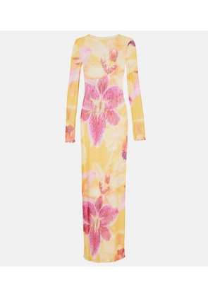 Same Floral mesh maxi dress