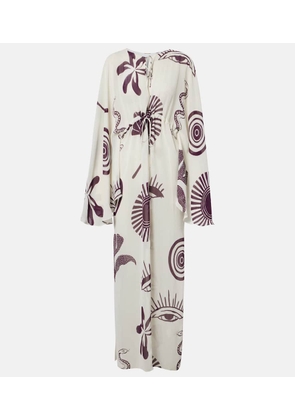 Cala de la Cruz Printed maxi dress