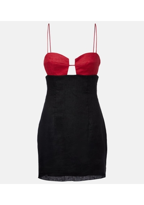 Cala de la Cruz Soline linen minidress