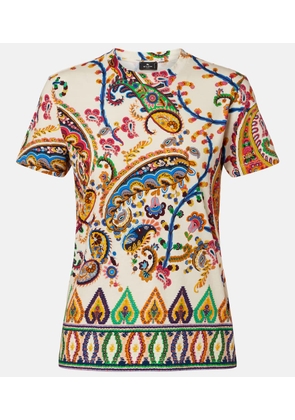 Etro Paisley cotton T-shirt