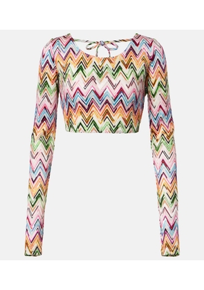 Missoni Zigzag crop top