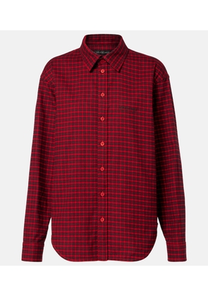 Balenciaga Checked cotton shirt