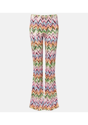 Missoni Zig Zag high-rise flared pants