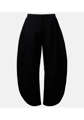 Alaia Virgin wool barrel pants