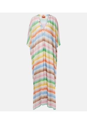 Missoni Zigzag knitted beach cover-up