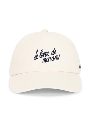 Percival Le Livre De Mon Ami Soft Trucker in Ecru - Cream. Size all.