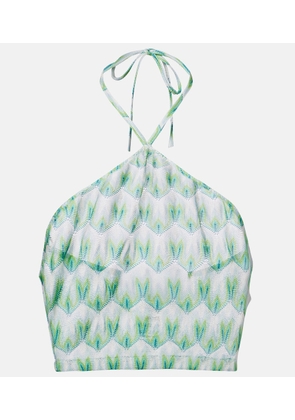 Missoni Zig Zag halterneck top