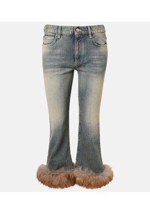 Balenciaga Low-rise capri jeans