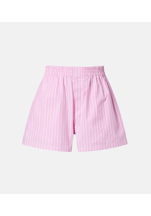 Balenciaga Striped cotton poplin boxers shorts