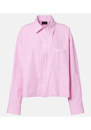Balenciaga Striped cotton poplin shirt