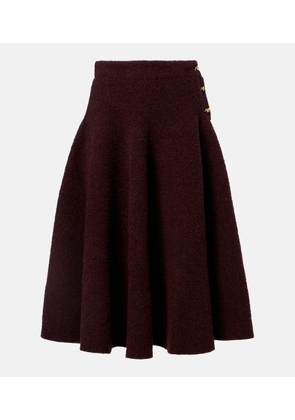 Bottega Veneta Knot knitted midi skirt