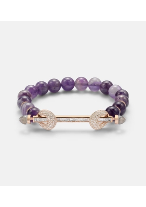 Ananya Chakra 18kt rose gold bracelet with gemstones