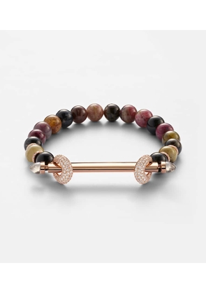 Ananya Chakra 18kt rose gold bracelet with gemstones
