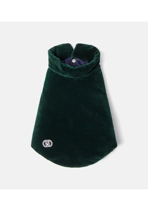 Gucci Reversible corduroy dog coat