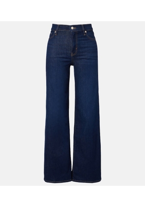 Frame Le Slim high-rise wide-leg jeans