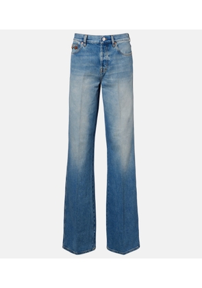 Gucci Horsebit mid-rise flared jeans