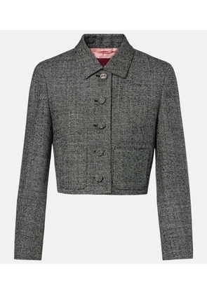 Gucci Cropped wool jacket