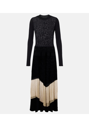 Ulla Johnson Roanne knitted lame maxi dress
