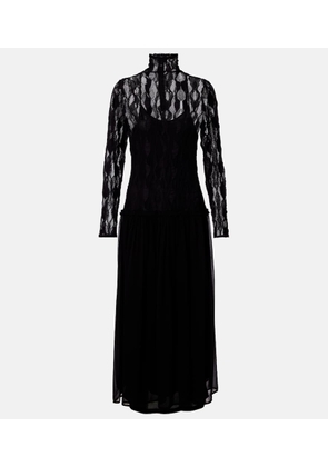 Ulla Johnson Sybil lace and chiffon maxi dress