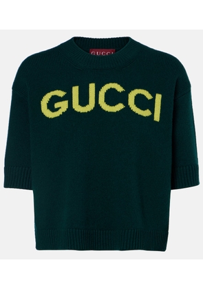 Gucci Logo wool top
