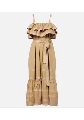 Ulla Johnson Lucian ruffled cotton midi dress