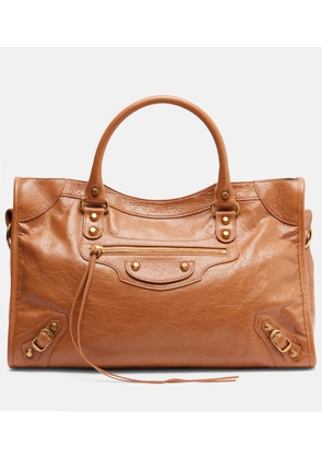 Balenciaga Le City Medium leather tote bag