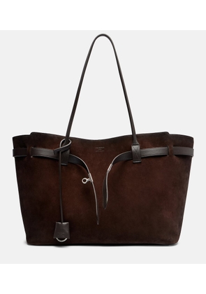 Balenciaga Bel Air Large suede tote bag