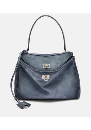 Balenciaga Rodeo Small suede shoulder bag
