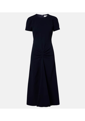Victoria Beckham Gathered jersey midi dress