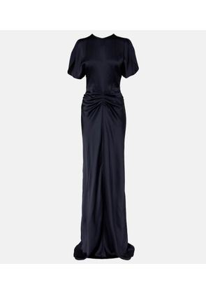 Victoria Beckham Gathered satin gown