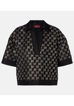 Gucci GG embellished top