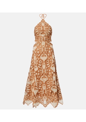 Johanna Ortiz Lace guipure maxi dress
