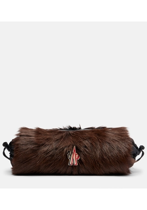 Moncler Shearling clutch