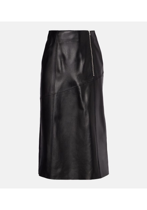 Victoria Beckham Leather pencil skirt
