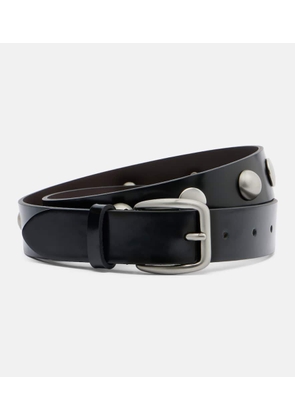 Nour Hammour Studded leather belt