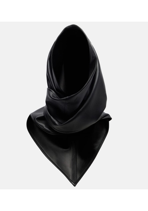 Nour Hammour Leather hood