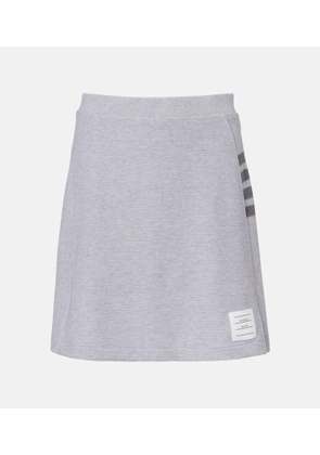 Thom Browne 4-Bar cotton miniskirt