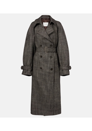 Joseph Laurin double-breasted virgin wool coat