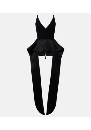 Maticevski Frame peplum satin top