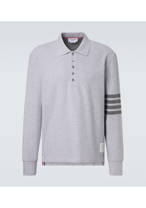 Thom Browne 4-Bar cotton pique polo shirt