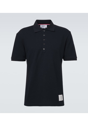Thom Browne 4-Bar cotton pique polo shirt