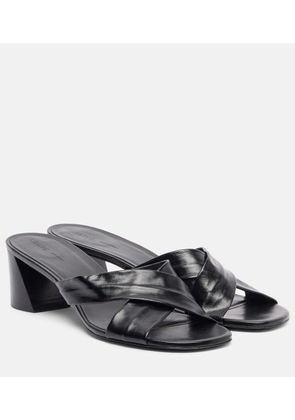 Khaite Liria 55 leather mules