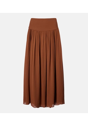 Joseph Gathered midi skirt