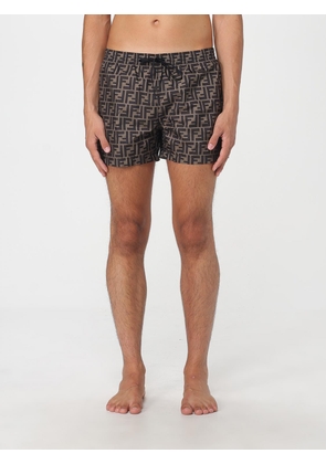 Swimsuit FENDI Men color Tobacco