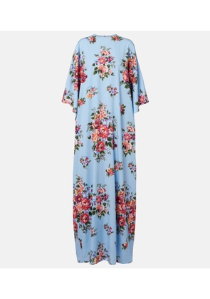 Dolce&Gabbana Floral silk-blend kaftan