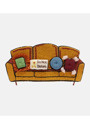 Staud Couch beaded clutch