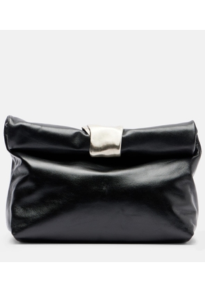 Staud Cuff leather clutch