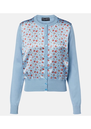 Dolce&Gabbana Floral silk cardigan