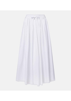 Dolce&Gabbana Cotton poplin midi skirt
