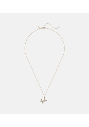 Sydney Evan 14kt gold charm necklace with diamond